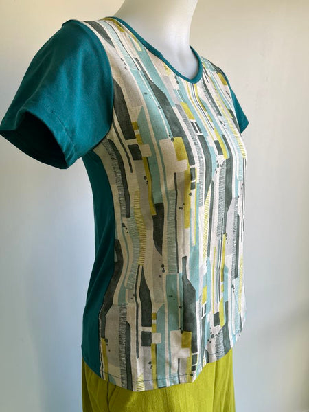 Surge Forest + Lime Ava Tee