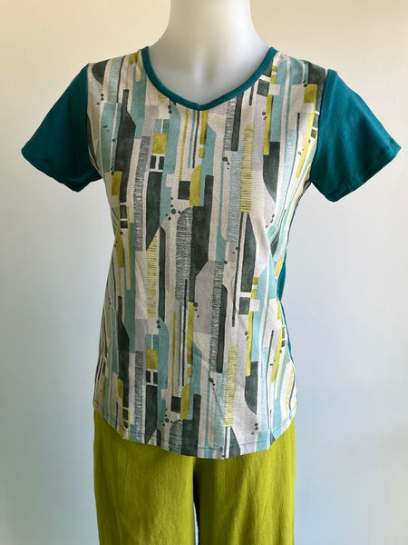 Surge Forest + Lime Ava Tee