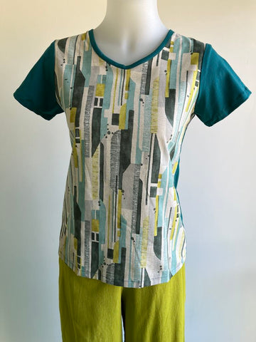 Surge Forest + Lime Ava Tee