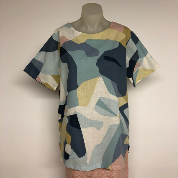 Surge Pastel Abstract Rita Top