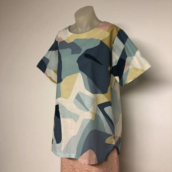 Surge Pastel Abstract Rita Top