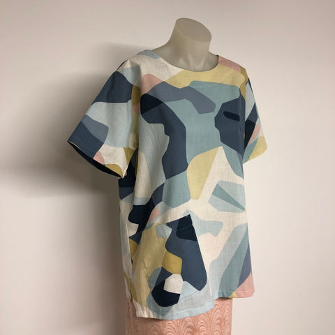 Surge Pastel Abstract Rita Top