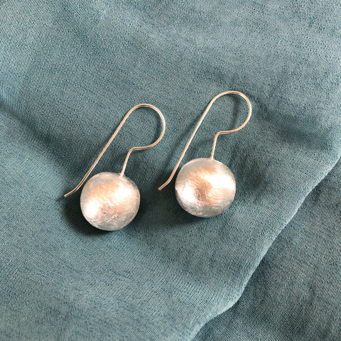 Sterling Silver Ball Drop Earrings