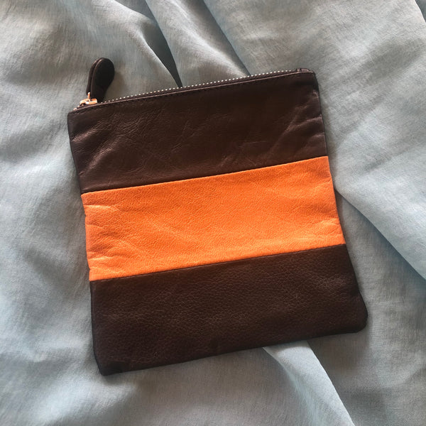 Leather 3 Panel Purse