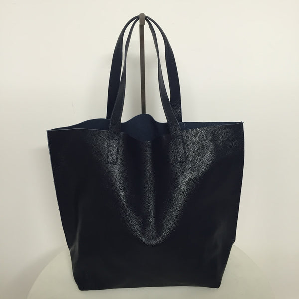Multi-Coloured Leather Tote Bag