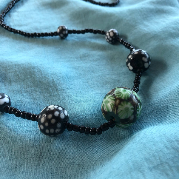 Surge Black Ceramic Necklace