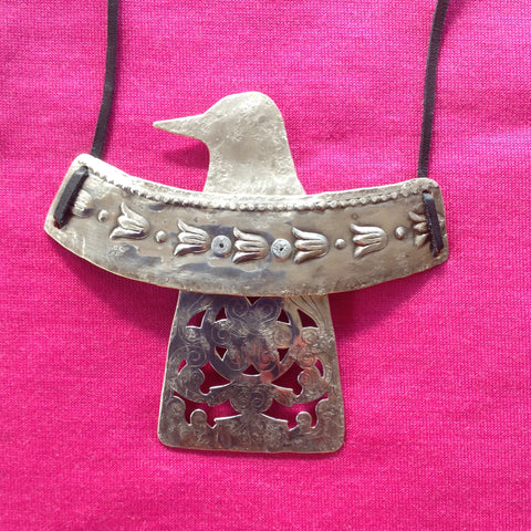 Flying Dog Bird Necklace